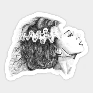 Bride of Frankenstein Sticker